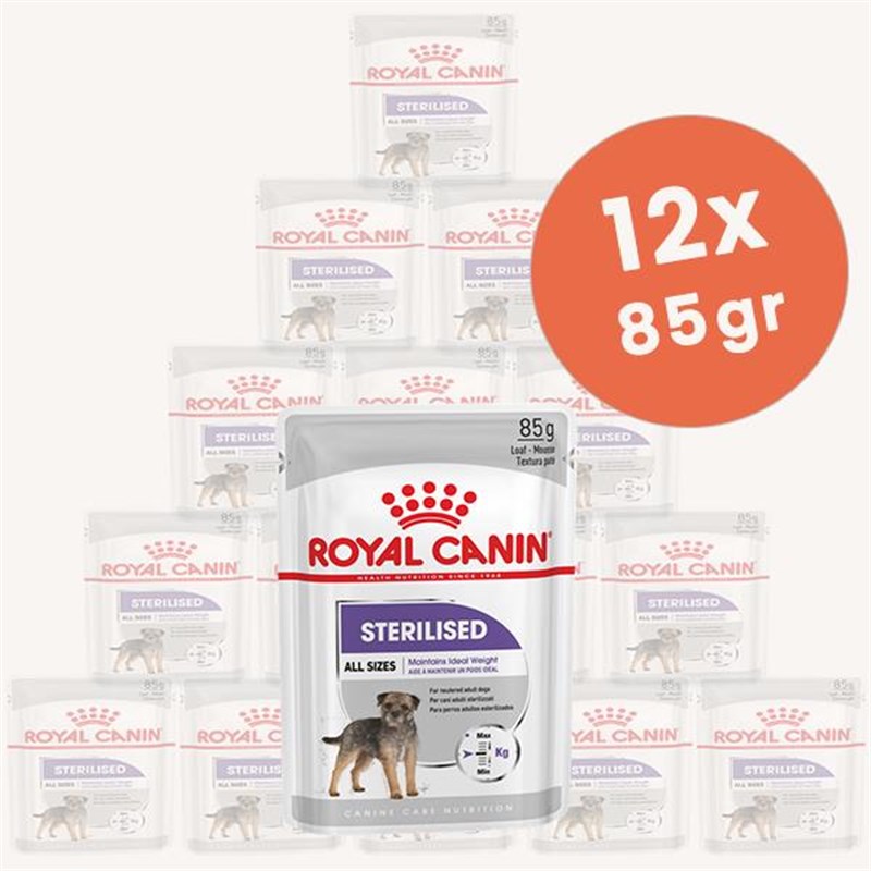 Royal Canin 12 Adet Ccn Sterilised Loaf 85 Gr | Yetişkin Köpek Konserve Maması Royal Canin 12 Adet Ccn Sterilised Loaf 85 Gr | Yetişkin Köpek Konserve Maması