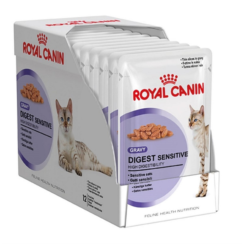 Royal Canin 12 Adet Digest Sensitive Gravy | Yetişkin Kedi Maması Royal Canin 12 Adet Digest Sensitive Gravy | Yetişkin Kedi Maması