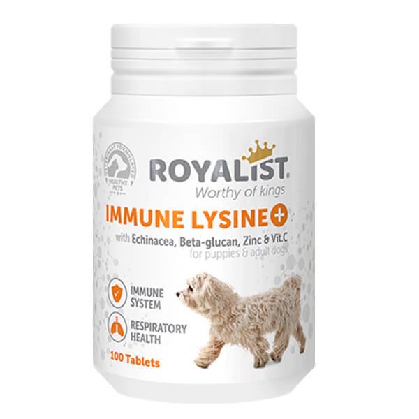 Royalist 100 Adet Immune Lysine Bağışıklık Sistemi Güçlendirici Tablet | Köpek Vitamini