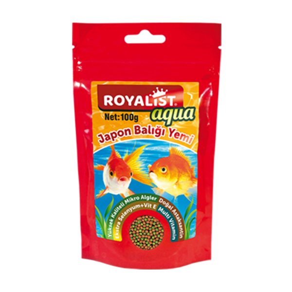Royalist 100 Gr Aqua Pellet Japon Balığı Yemi | Tatlı Su Akvaryumu Yemi
