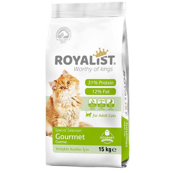 Royalist 15 Kg Premium Gourmet Renkli Taneli Yetişkin | Yetişkin Kuru Kedi Maması