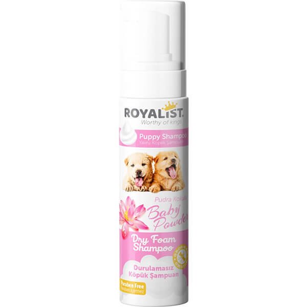 Royalist 200 Ml Pudra Kokulu Yavru Köpekler İçin Köpük Şampuan | Köpek Şampuanı