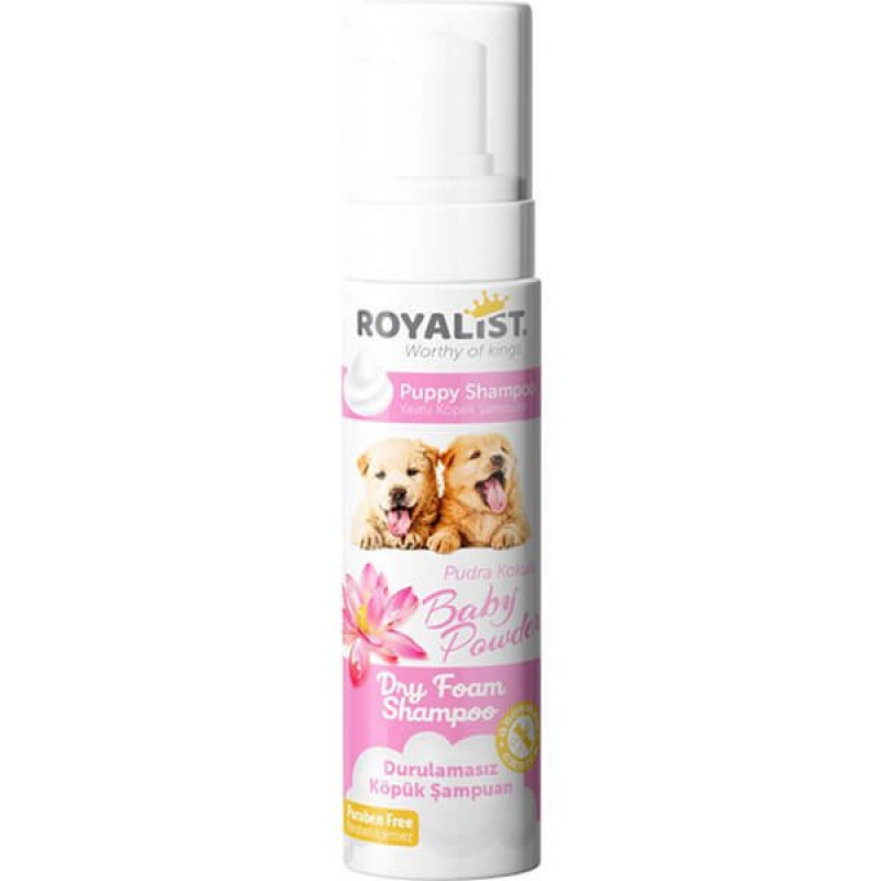 Royalist 200 Ml Pudra Kokulu Yavru Köpekler İçin Köpük Şampuan | Köpek Şampuanı Royalist 200 Ml Pudra Kokulu Yavru Köpekler İçin Köpük Şampuan | Köpek Şampuanı