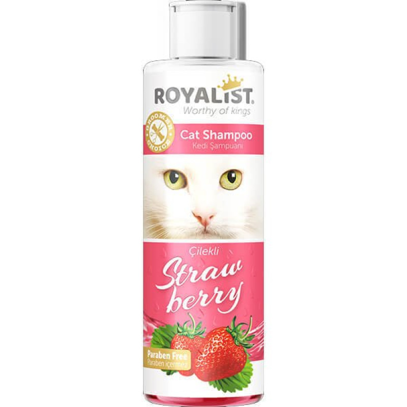 Royalist 250 Ml Çilek Kokulu Şampuan | Kedi Şampuanı Royalist 250 Ml Çilek Kokulu Şampuan | Kedi Şampuanı