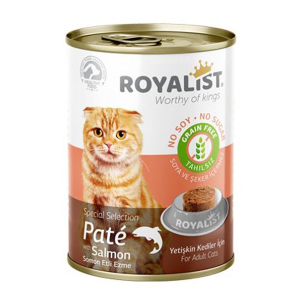 Royalist 400 Gr Tahılsız Pate Somonlu Ezme Yetişkin | Tahılsız Kedi Yaş Maması