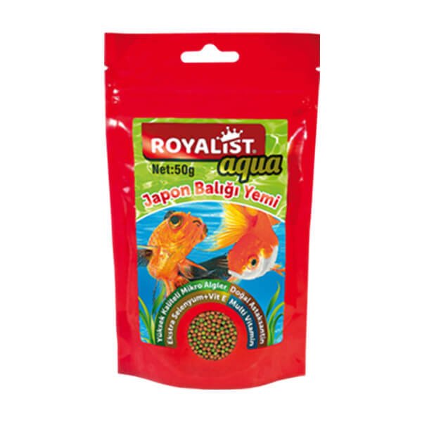 Royalist 50 Gr Aqua Pellet Japon Balığı Yemi | Tatlı Su Akvaryumu Yemi