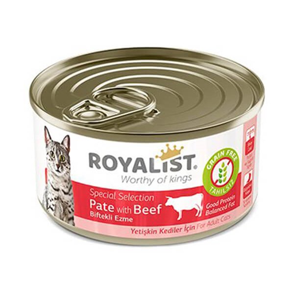 Royalist 80 Gr Biftekli Ezme Tahılsız Yetişkin | Yetişkin Kedi Maması