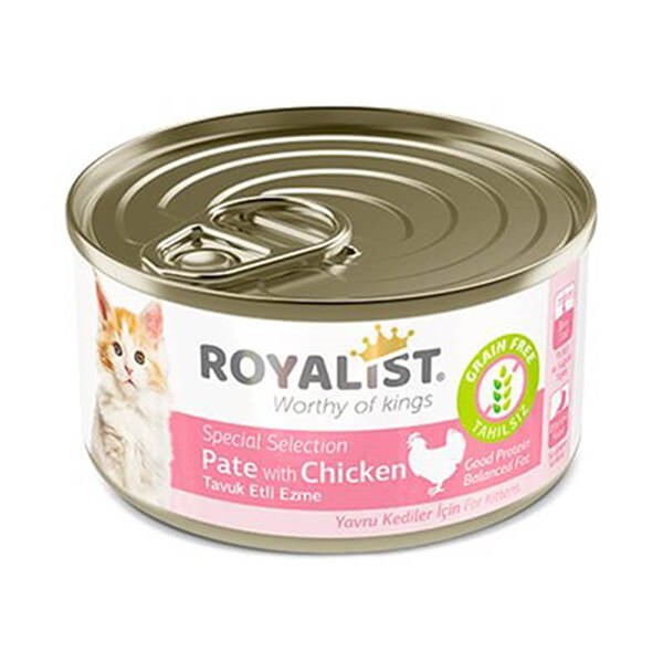 Royalist 80 Gr Tavuklu Ezme Tahılsız Yavru | Yavru Kedi Maması