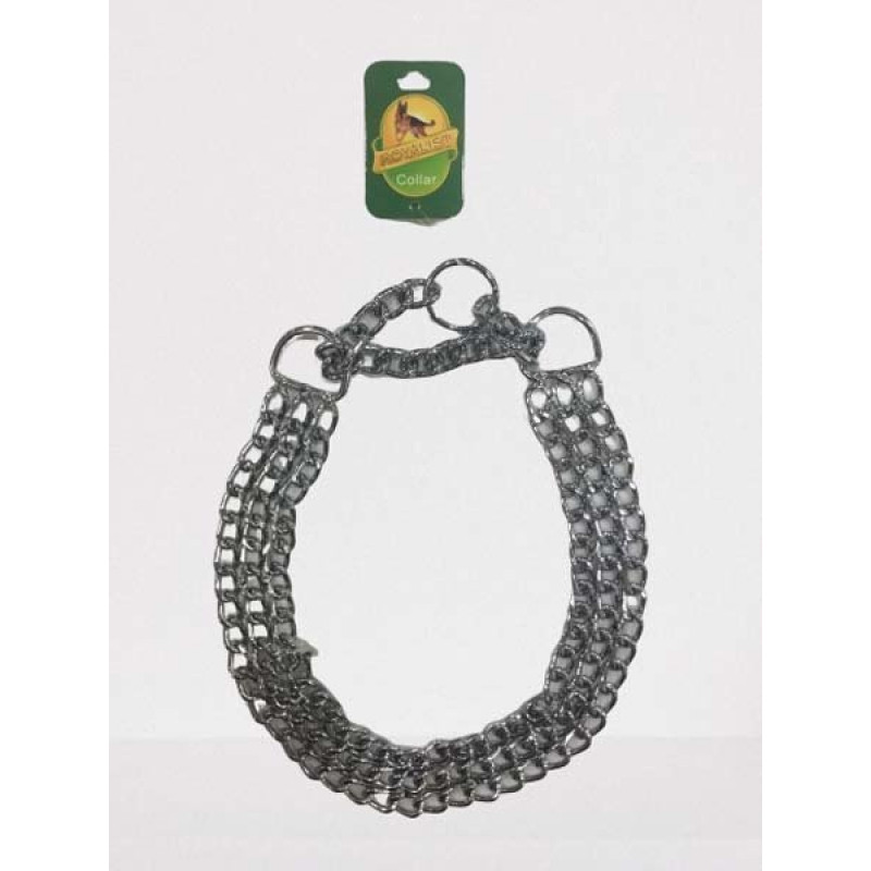 Royalist Sl207C-765 Üç Sıra Zincir Köpek Eğitim Tasması 2x40 Cm | Köpek Eğitim Tasması Royalist Sl207C-765 Üç Sıra Zincir Köpek Eğitim Tasması 2x40 Cm | Köpek Eğitim Tasması