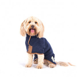 Ruff & Tumble 41-49 Cm Süper Emici Pamuklu Bornoz Gece Mavisi M | Köpek Şampuanı Ruff & Tumble 41-49 Cm Süper Emici Pamuklu Bornoz Gece Mavisi M | Köpek Şampuanı