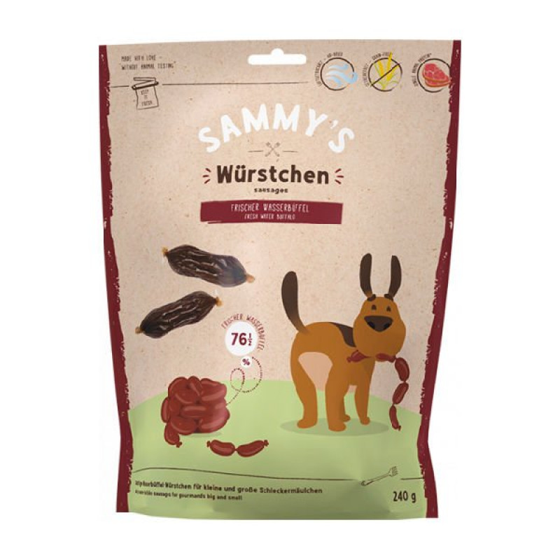 Sammy's 180 Gr Sausages Water Buffalo Sosis | Köpek Atıştırmalık Ödül Maması Sammy's 180 Gr Sausages Water Buffalo Sosis | Köpek Atıştırmalık Ödül Maması