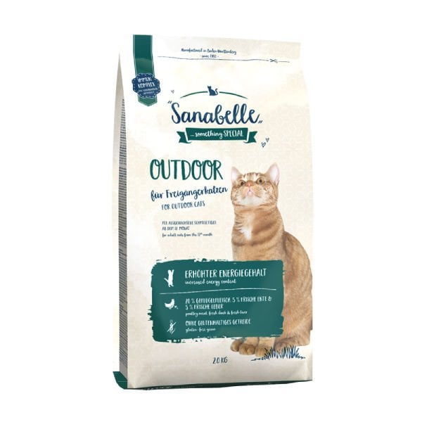 Sanabelle 2 Kg Outdoor Kümes Hayvanı | Yetişkin Kuru Kedi Maması