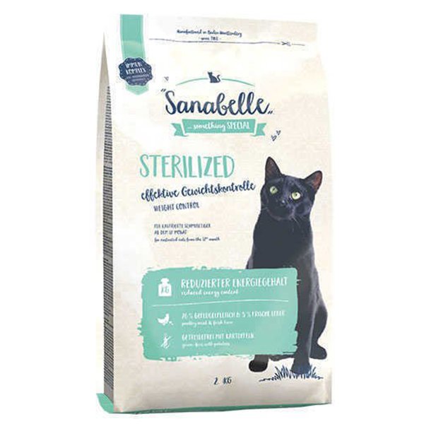 Sanabelle 2 Kg Sterilized Kısırlaştırılmış Tahılsız | Kısırlaştırılmış Kedi Maması