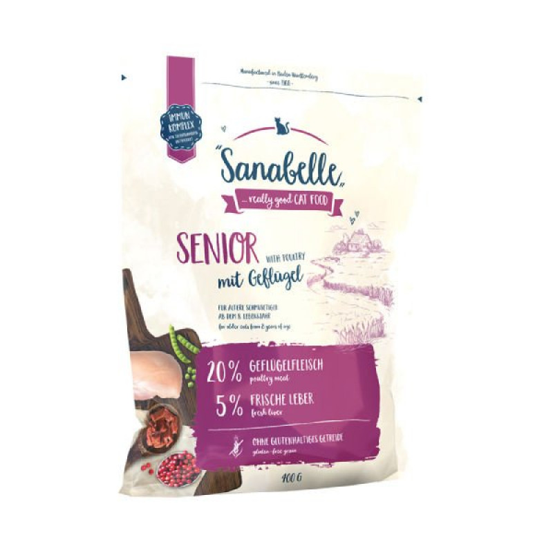 Sanabelle 400 Gr Senior Kümes Hayvanı | Yaşlı Kedi Kuru Maması Sanabelle 400 Gr Senior Kümes Hayvanı | Yaşlı Kedi Kuru Maması