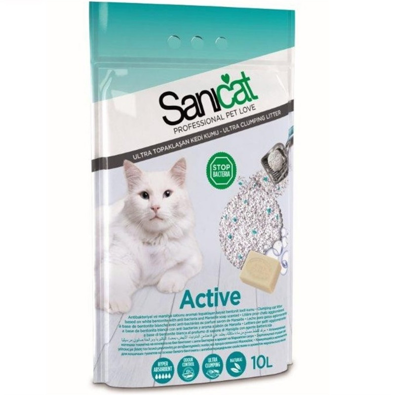 Sanicat 10 Lt Clumping Marseille Soap | Doğal Kedi Kumu Sanicat 10 Lt Clumping Marseille Soap | Doğal Kedi Kumu