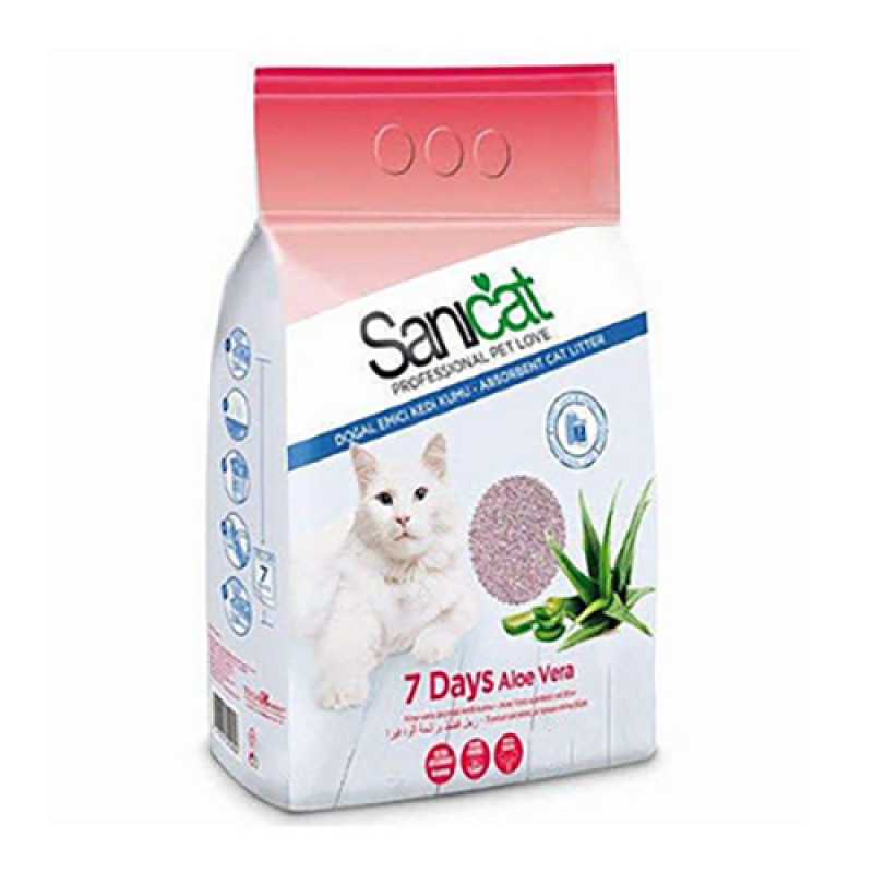 Sanicat 2 Adet Tozsuz Aloe Vera Kokulu Haftalık doğal Kedi Kumu 4 Lt | Doğal Kedi Kumu Sanicat 2 Adet Tozsuz Aloe Vera Kokulu Haftalık doğal Kedi Kumu 4 Lt | Doğal Kedi Kumu