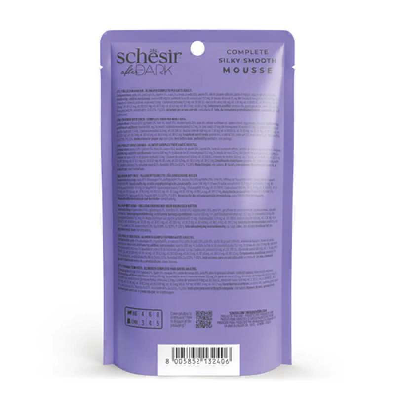 Schesir 80 Gr After Dark Velvet Mousse Tavuk ve Ördek | Tahılsız Kedi Yaş Maması