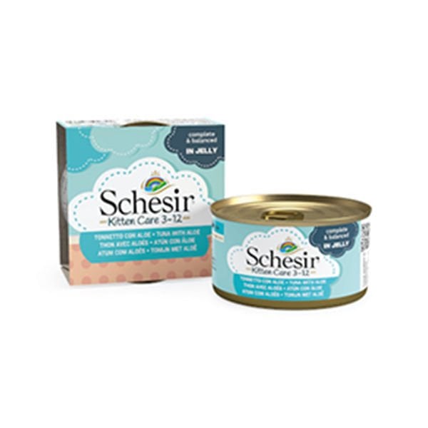Schesir 85 Gr Kitten Care Jöle Ton ve Aloevera | Yavru Kedi Maması