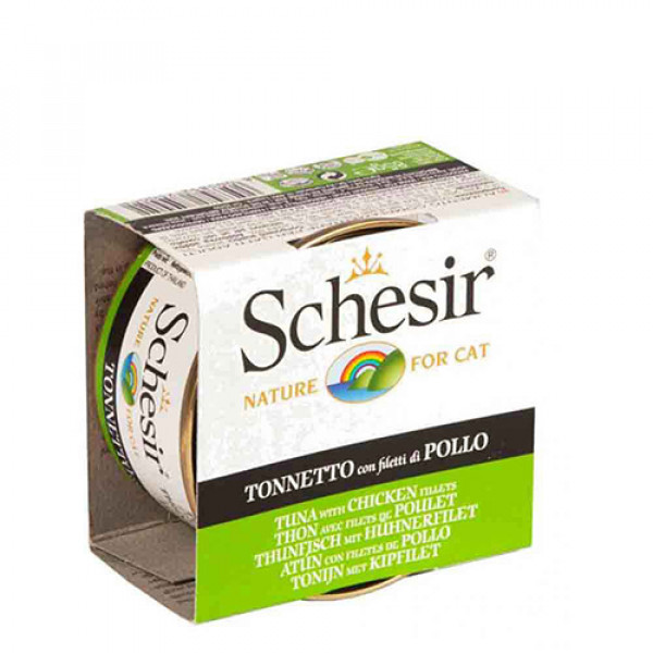 Schesir 6 Adet Tuna & Chicken Fillets 85 Gr | Yetişkin Kedi Maması