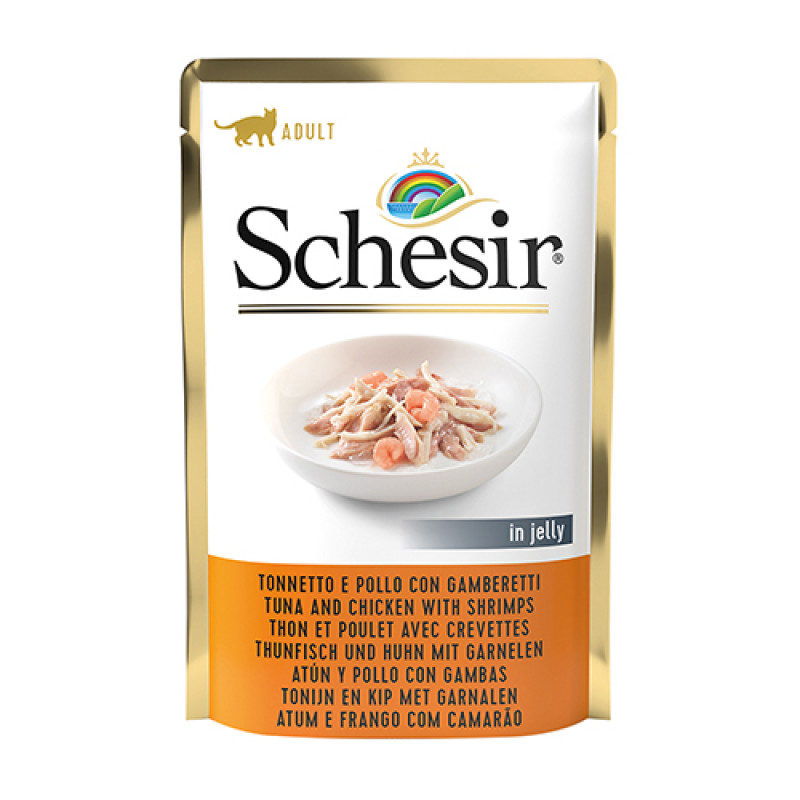 Schesir 6 Adet Tuna, Chicken & Shrimps 85 Gr | Yetişkin Kedi Maması Schesir 6 Adet Tuna, Chicken & Shrimps 85 Gr | Yetişkin Kedi Maması