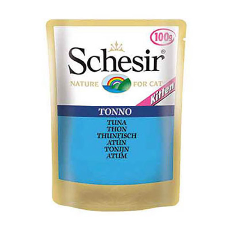 Schesir 6 Adet Tuna Kitten 100 Gr | Yavru Kedi Maması Schesir 6 Adet Tuna Kitten 100 Gr | Yavru Kedi Maması