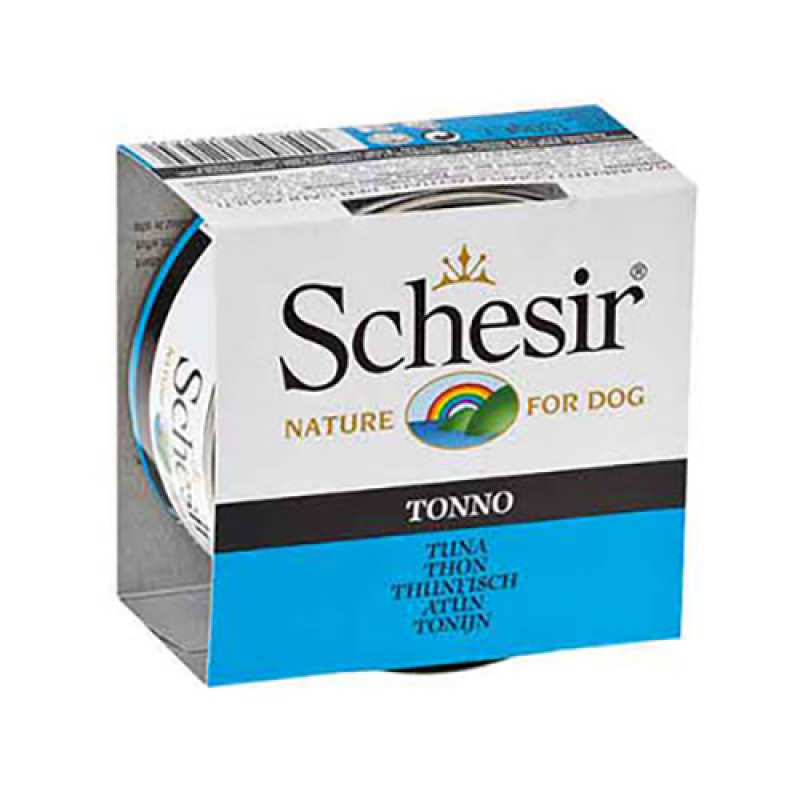 Schesir 6 Adet Ton Balıklı Yetişkin 150 Gr | Yetişkin Köpek Konserve Maması Schesir 6 Adet Ton Balıklı Yetişkin 150 Gr | Yetişkin Köpek Konserve Maması