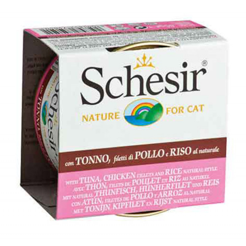 Schesir 6 Adet Tuna & Chicken 85 Gr | Yetişkin Kedi Maması Schesir 6 Adet Tuna & Chicken 85 Gr | Yetişkin Kedi Maması