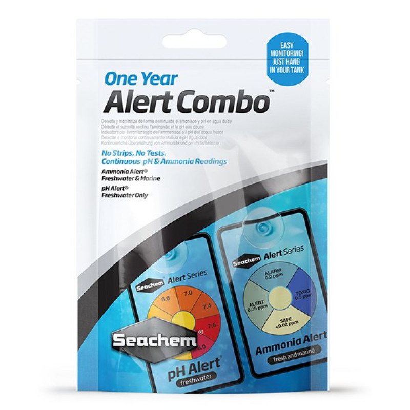 Seachem Alert Combo Pack 2 Cards | Akvaryum Test Ölçüm Seti Seachem Alert Combo Pack 2 Cards | Akvaryum Test Ölçüm Seti