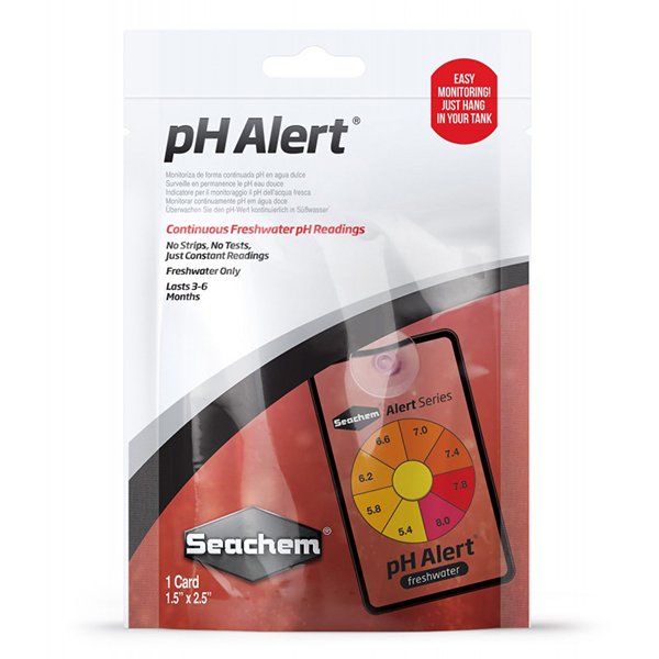 Seachem Ph Alert 1 Cards | Akvaryum Test Ölçüm Seti