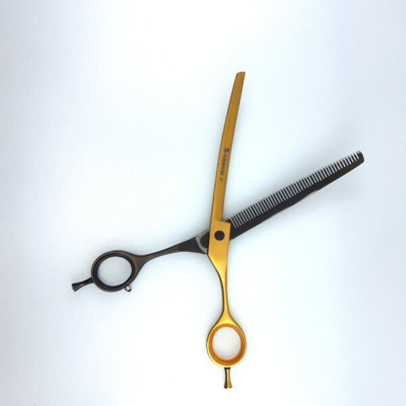 Sgroom 8 İnç Ara Tıraş Makası Sarı Siyah | Köpek Makası Sgroom 8 İnç Ara Tıraş Makası Sarı Siyah | Köpek Makası