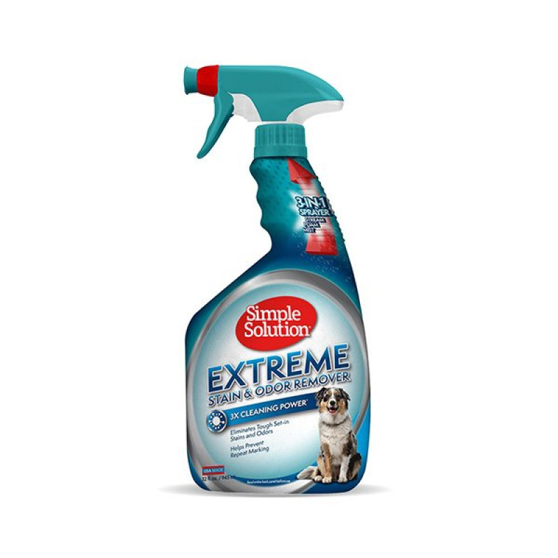 Simple Solution 945 Ml Extreme Leke ve Koku Giderici Sprey | Köpek Hijey Ve Temizlik Ürünü Simple Solution 945 Ml Extreme Leke ve Koku Giderici Sprey | Köpek Hijey Ve Temizlik Ürünü