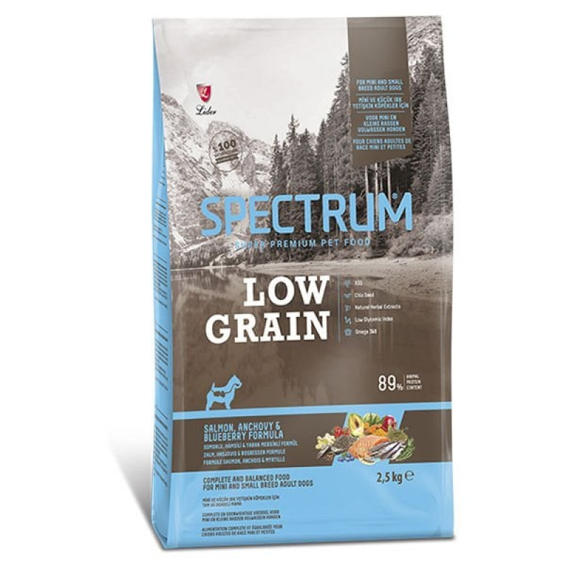 Spectrum 2,5 Kg Low Grain Small Mini Somon Hamsi ve Yaban Mersini | Yetişkin Kuru Kedi Maması Spectrum 2,5 Kg Low Grain Small Mini Somon Hamsi ve Yaban Mersini | Yetişkin Kuru Kedi Maması