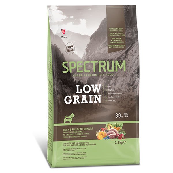 Spectrum 2,5 Kg Low Grain Small Mini Ördek ve Balkabağı | Yetişkin Köpek Kuru Maması