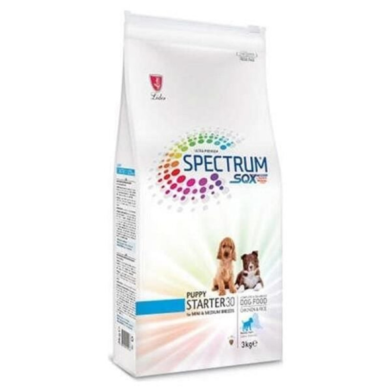 Spectrum 3 Kg Puppy Starter 30 Mini Medium Tavuk ve Pirinç | Yavru Köpek Kuru Maması Spectrum 3 Kg Puppy Starter 30 Mini Medium Tavuk ve Pirinç | Yavru Köpek Kuru Maması