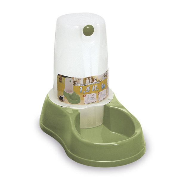 Stefanplast Rezerv 1,5 Litre Su Kabı Yeşil | Plastik Mama Ve Su Kabı