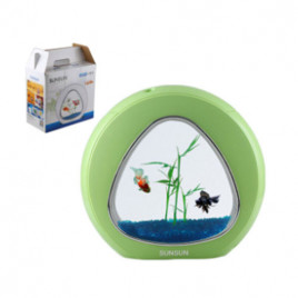 Akvaryum 6 Lt. Yeşil ø34,5x31,6x16,5 Cm | Tatlı Su Akvaryumu