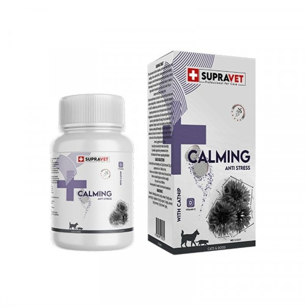 Supravet 75 Tablet Calming Vitamin D + Catnip | Köpek Ssakinleştirici