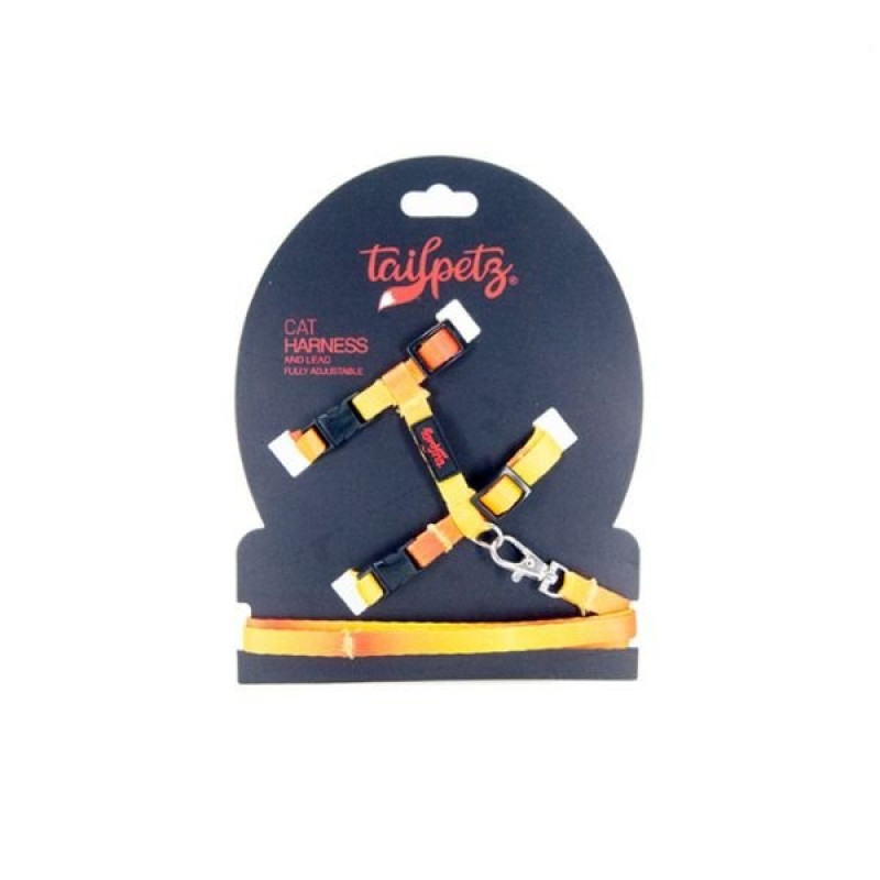 Tailpetz 22-30 Cm Harness Ayarlanabilir Göğüs ve Gezdirme Tasması Sun | Kedi Gezdirme Tasması Tailpetz 22-30 Cm Harness Ayarlanabilir Göğüs ve Gezdirme Tasması Sun | Kedi Gezdirme Tasması