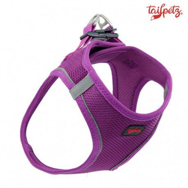 Tailpetz (2XS) Air Mesh Göğüs Tasması Mor | Köpek Göğüs Tasması