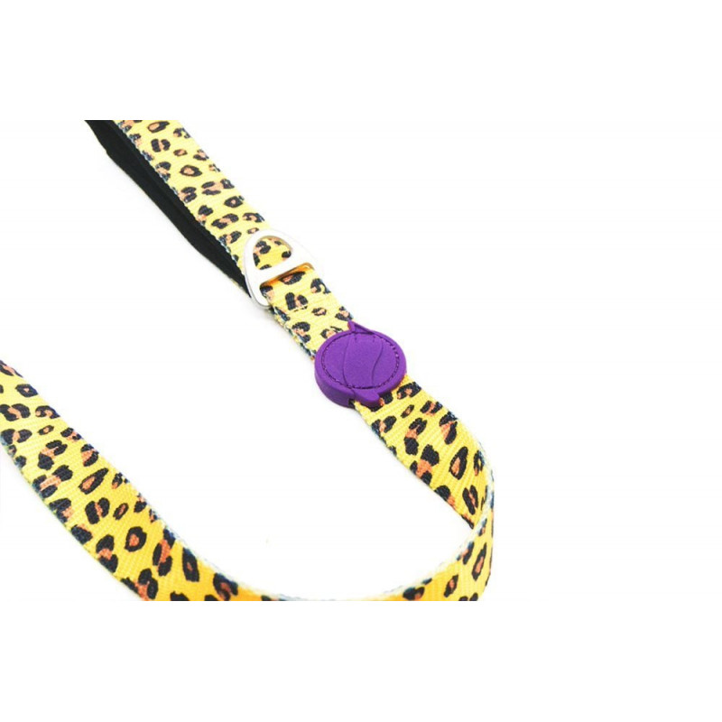 Tailpetz M Leopard Leash Sevk Kayışı 2x140 Cm | Köpek Gezdirme Tasması