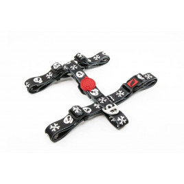 XS Boo Desenli Göğüs Tasması 19-33x22-37 Cm | Köpek Göğüs Tasması