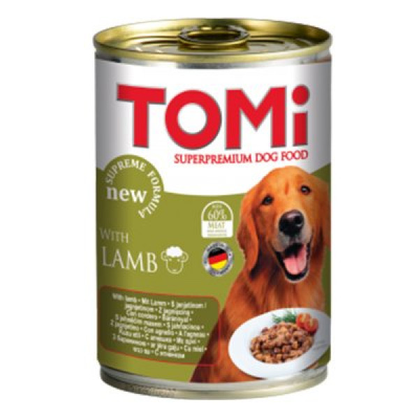 Tomi 400 Gr Kuzu Etli | Yetişkin Köpek Konserve Maması
