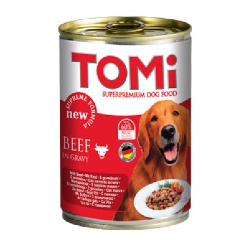 Tomi 400 Gr Sığır Etli (Köpek) | Yetişkin Köpek Konserve Maması Tomi 400 Gr Sığır Etli (Köpek) | Yetişkin Köpek Konserve Maması