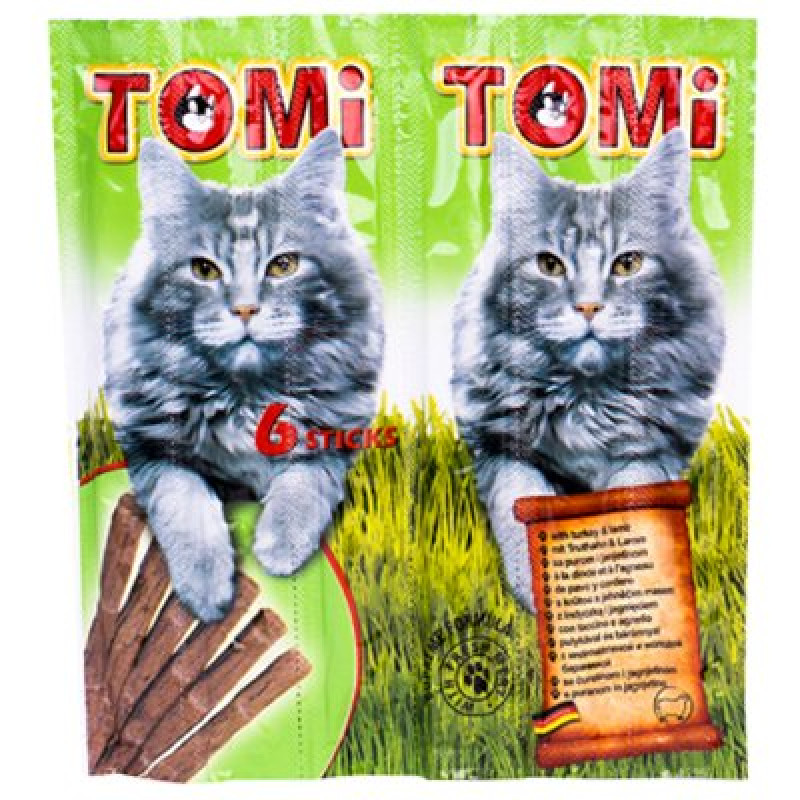 Tomi 6'lı Kuzu ve Hindili Stick 5 Gr | Stick Kedi Ödül Maması Tomi 6'lı Kuzu ve Hindili Stick 5 Gr | Stick Kedi Ödül Maması