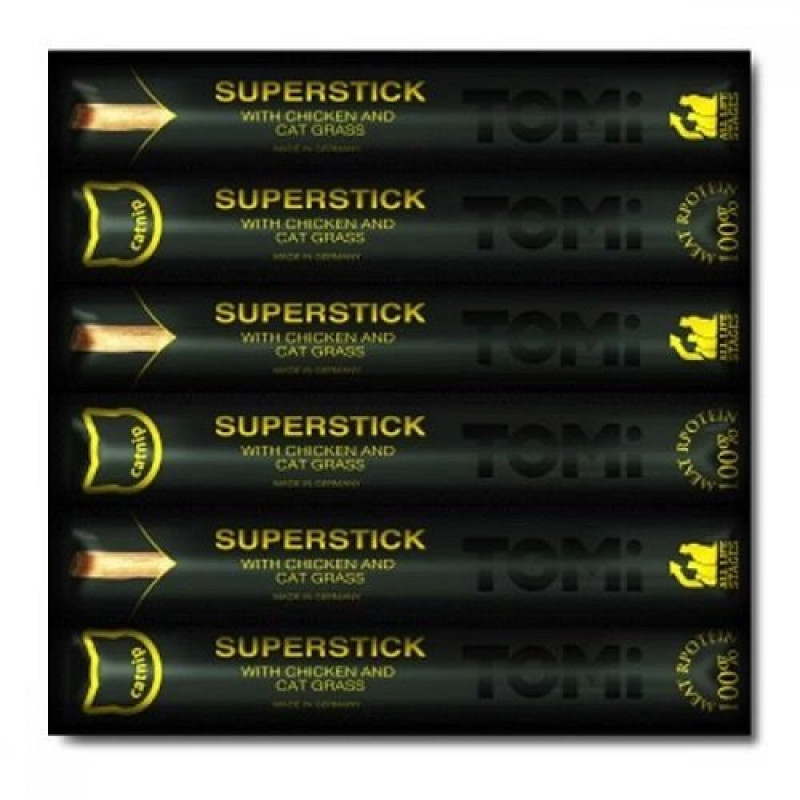 Tomi 6'lı Tavuklu Ve Kedi Çimli Stick 5 Gr | Stick Kedi Ödül Maması Tomi 6'lı Tavuklu Ve Kedi Çimli Stick 5 Gr | Stick Kedi Ödül Maması