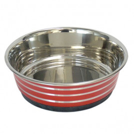 17 Cm Çelik Kauçuk Tabanlıklı | Metal Mama Ve Su Kabı 17 Cm Çelik Kauçuk Tabanlıklı | Metal Mama Ve Su Kabı