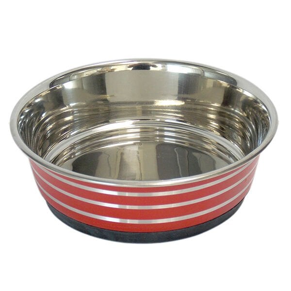 Tommy 17 Cm Çelik Kauçuk Tabanlıklı | Metal Mama Ve Su Kabı