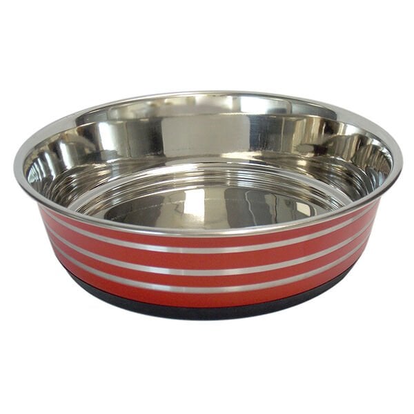 Tommy 24 Cm Çelik Kauçuk Tabanlıklı | Metal Mama Ve Su Kabı