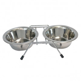 2X250 Ml Çelik İkili | İkili Mama Ve Su Kabı
