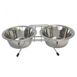 2X475 Ml Çelik İkili | İkili Mama Ve Su Kabı